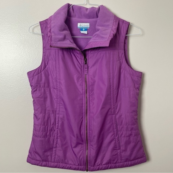 Columbia Jackets & Blazers - Columbia Fleece-Lined Vest - Medium Pink/Purple